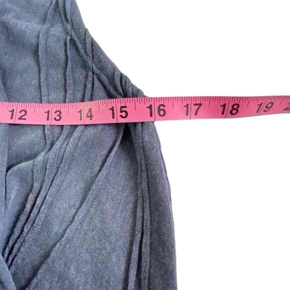 KATHMANDU Women Sleeveless Sweater Wave Textured Open Front One Size Blue 2-4 - Picture 8 of 12